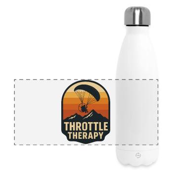 Throttle Therapy Adventure Paragliding - Panoramic Thermal Bottle 500 ml - white - Front