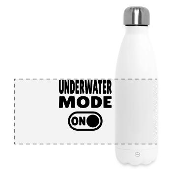 Underwater Mode ON - Panoramic Thermal Bottle 500 ml - white - Front