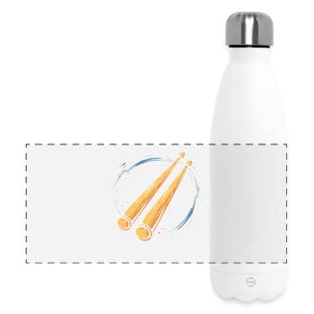 Drumsticks Graphic - Panoramic Thermal Bottle 500 ml - white - Front