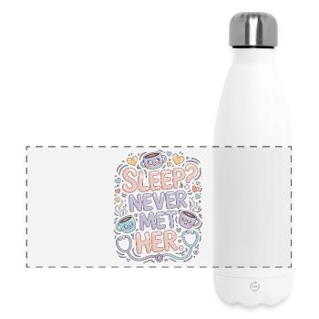 ICU Nurse Sleep Never Met Her Rapid Response Nurse - Panorama Isolierflasche 500 ml - Weiß - Vorne