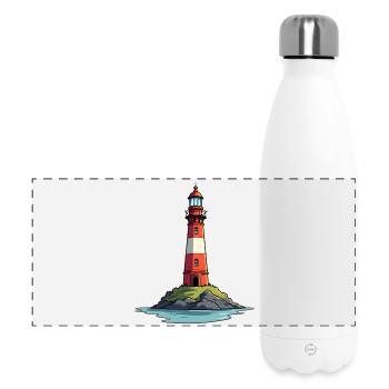 lighthouse - Panoramic Thermal Bottle 500 ml - white - Front