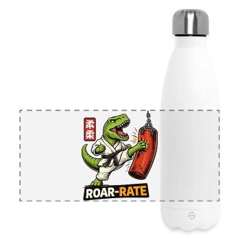 Dino Dojo Roar - Panorama Isolierflasche 500 ml - Weiß - Vorne