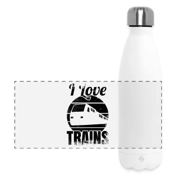 Railway lovers - Panoramic Thermal Bottle 500 ml - white - Front