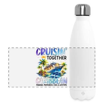 Cruisin Together Caribbean - Panoramic Thermal Bottle 500 ml - white - Front