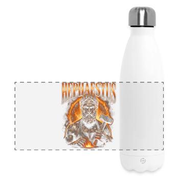 Hephaestus Blacksmithing - Panoramic Thermal Bottle 500 ml - white - Front