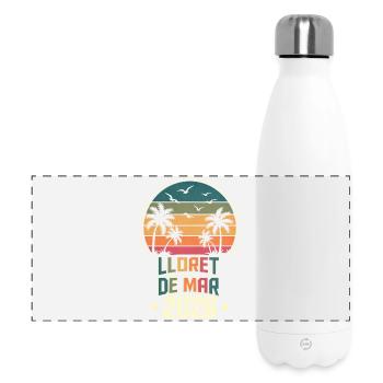 Lloret de Mar 2026 - Gourde isotherme panoramique 500 ml - blanc - Devant