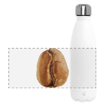 Coffee Bean Watercolor - Panoramic Thermal Bottle 500 ml - white - Front