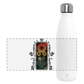 Reggae Sound System Glow - Panoramic Thermal Bottle 500 ml - white - Front