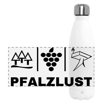 Pfälzer Life Style - Panorama Isolierflasche 500 ml - Weiß - Vorne
