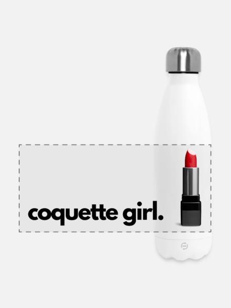 Coquette Mädchen Student Kit Kit - Panorama Isolierflasche 500 ml - Weiß