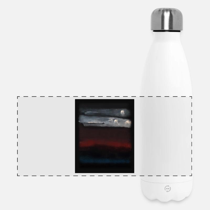Rothko-Stil in digitalen Farben - Panorama Isolierflasche 500 ml - Weiß
