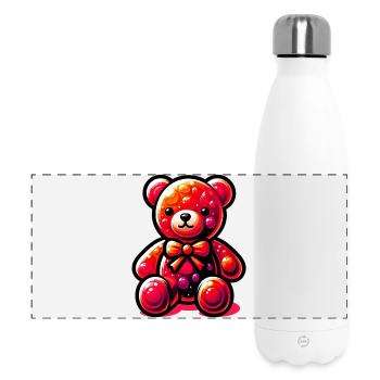 Bear - Panoramic Thermal Bottle 500 ml - white - Front