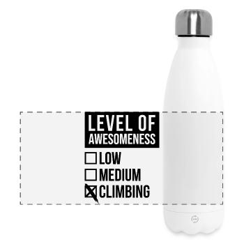 escalade - Gourde isotherme panoramique 500 ml - blanc - Devant