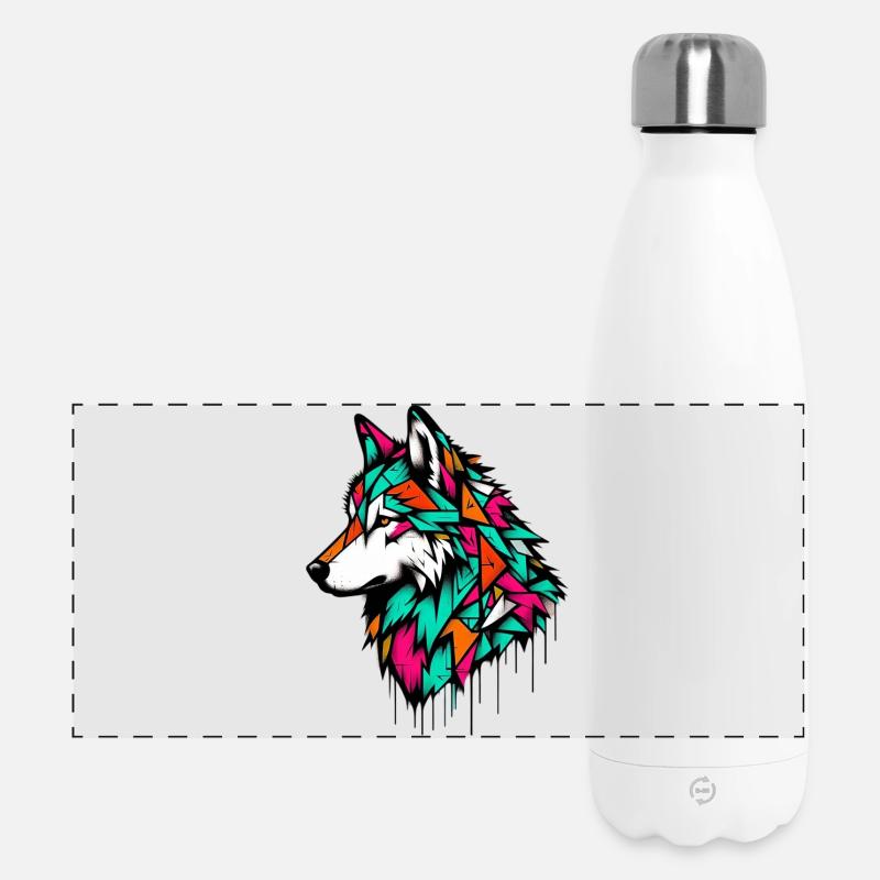 Ulv - Panoramisk termosflaske 500 ml - hvit