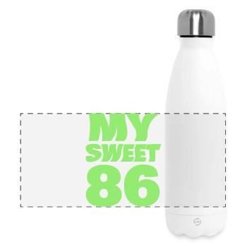 86 - Panorama Isolierflasche 500 ml - Weiß - Vorne