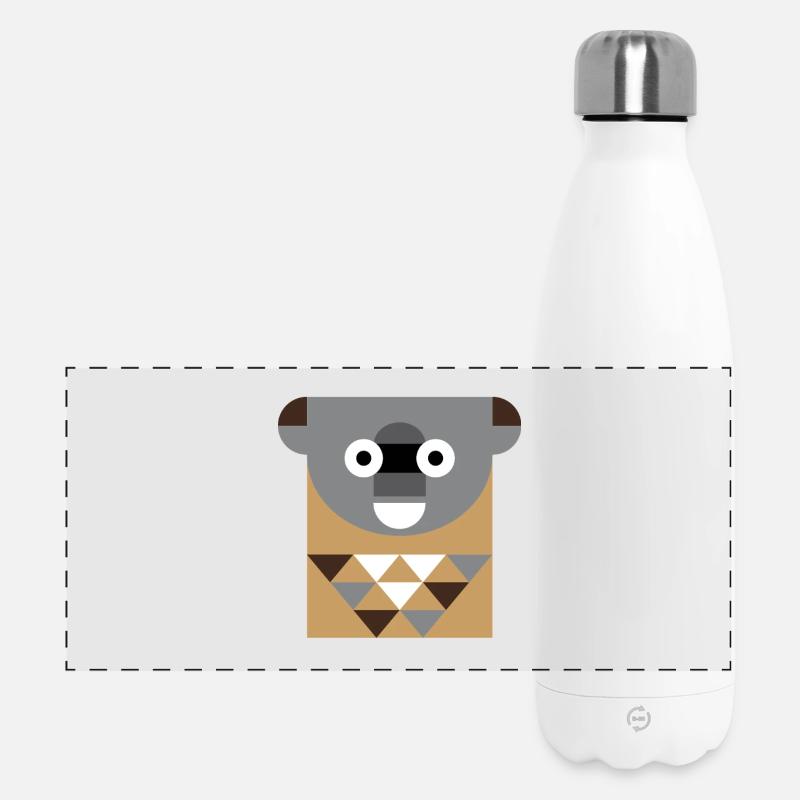 Panda - Panoramic Thermal Bottle 500 ml - white