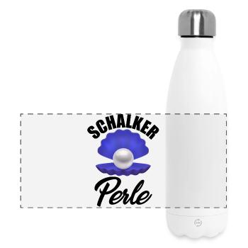 Ruhrpott Gelsenkirchen Perle - Panorama Isolierflasche 500 ml - Weiß - Vorne