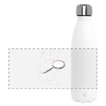 lupe magnifying glass - Panorama Isolierflasche 500 ml - Weiß - Vorne