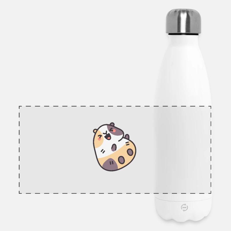 The Friendly Guinea Pig - Panoramic Thermal Bottle 500 ml - white