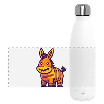 Donkey Halloween Comic Funny - Panoramic Thermal Bottle 500 ml - white - Front