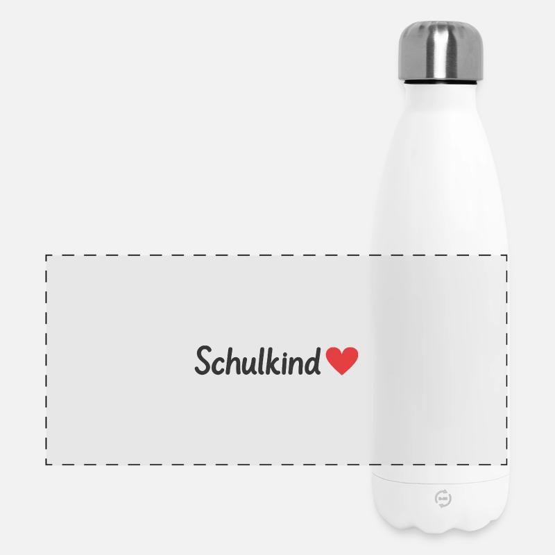 Schoolchild - Panoramic Thermal Bottle 500 ml - white