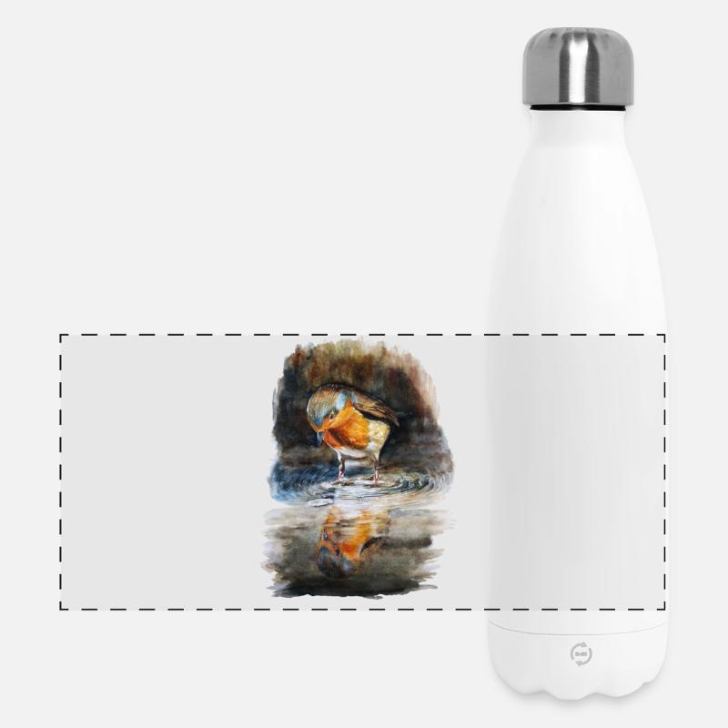 robin - Panoramic Thermal Bottle 500 ml - white