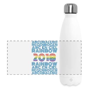 Rainbow 2018 - Panoramic Thermal Bottle 500 ml - white - Front