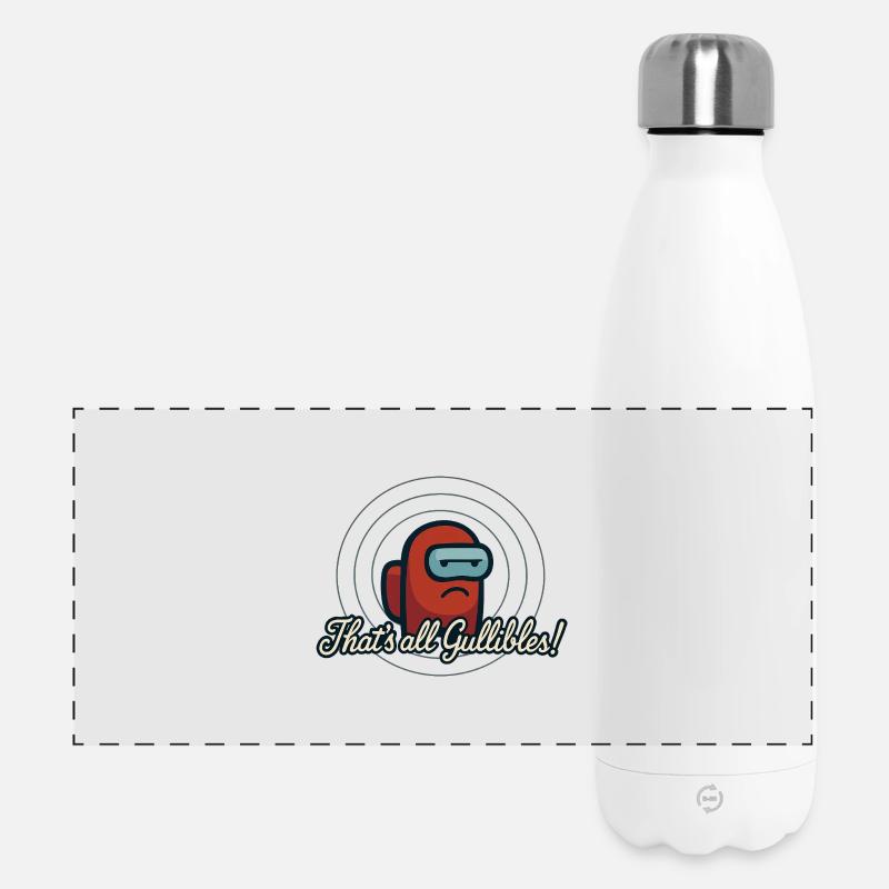 Impostor Gullibili - Panoramic Thermal Bottle 500 ml - white