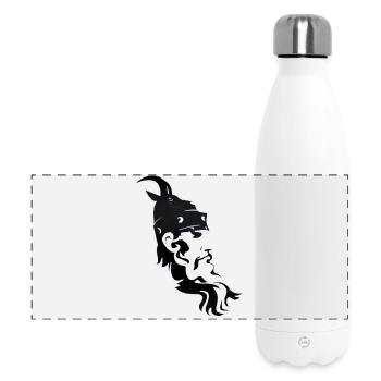 Gjergj Kastrioti - Panorama Isolierflasche 500 ml - Weiß - Vorne