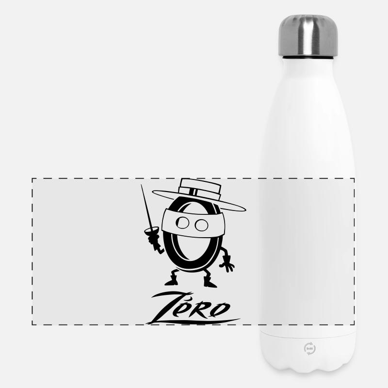 Super zero flex - Panoramic Thermal Bottle 500 ml - white