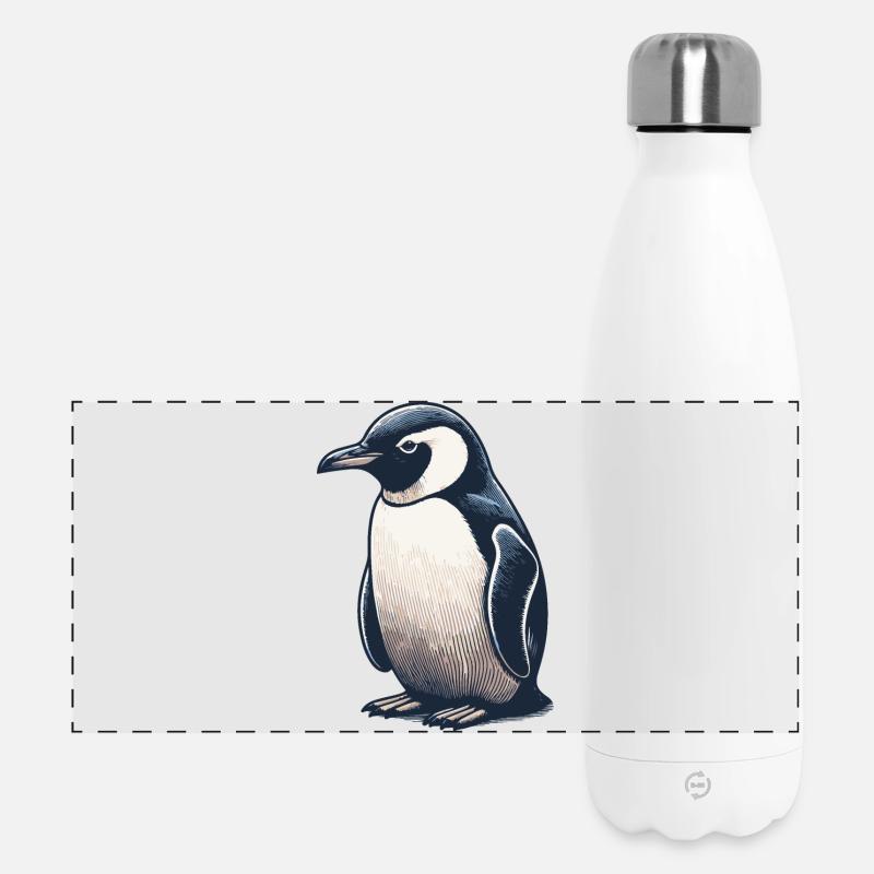 Pengu - Panoramic Thermal Bottle 500 ml - white