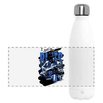 Got the blues - Gourde isotherme panoramique 500 ml - blanc - Devant