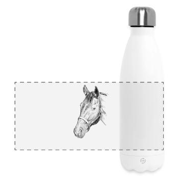 Horse - Panoramic Thermal Bottle 500 ml - white - Front