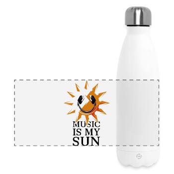 Music Sun Headphones Sun Headphones - Panoramic Thermal Bottle 500 ml - white - Front