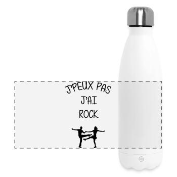 Rock Danse Danseur Danseuse Musique Music - Gourde isotherme panoramique 500 ml - blanc - Devant