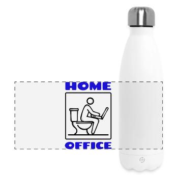 Laptop Profession Home Office Statement Job Office Humor - Panoramic Thermal Bottle 500 ml - white - Front