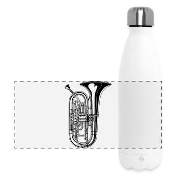 Tuba Graphic - Panoramic Thermal Bottle 500 ml - white - Front