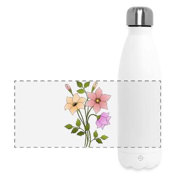 Blumen - Gourde isotherme panoramique 500 ml - blanc - Devant