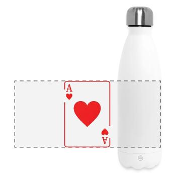 Voici mon costume et fin de la discussion Drôle - Gourde isotherme panoramique 500 ml - blanc - Devant