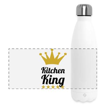 The King of Cooking - Panoramic Thermal Bottle 500 ml - white - Front