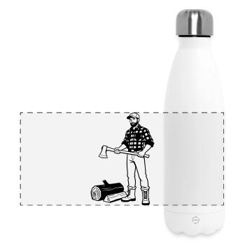 lumberjack - Panoramic Thermal Bottle 500 ml - white - Front