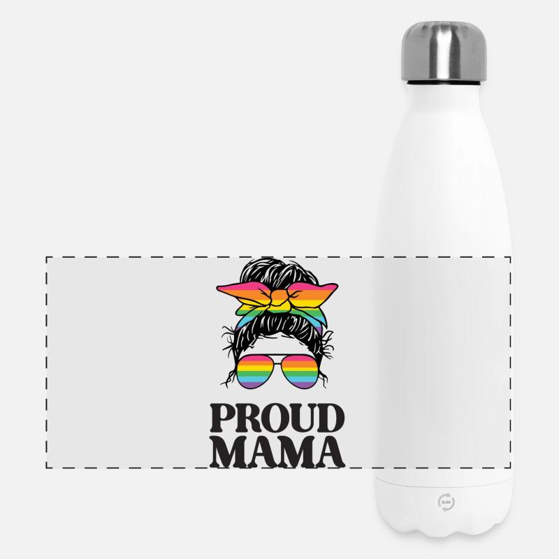 Proud Mama - Panoramic Thermal Bottle 500 ml - white