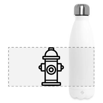 Fire hydrant - Panoramic Thermal Bottle 500 ml - white - Front