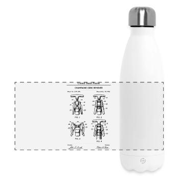 Cork Remover Patent Diagram - Panoramic Thermal Bottle 500 ml - white - Front