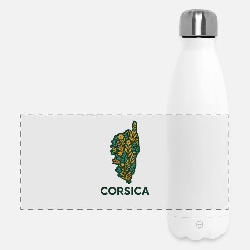 Corsica Immortelle - Panorama Isolierflasche 500 ml - Weiß