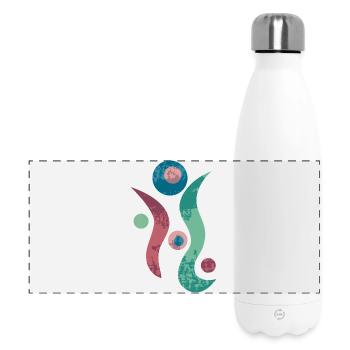Yoga design_43 - Panoramic Thermal Bottle 500 ml - white - Front