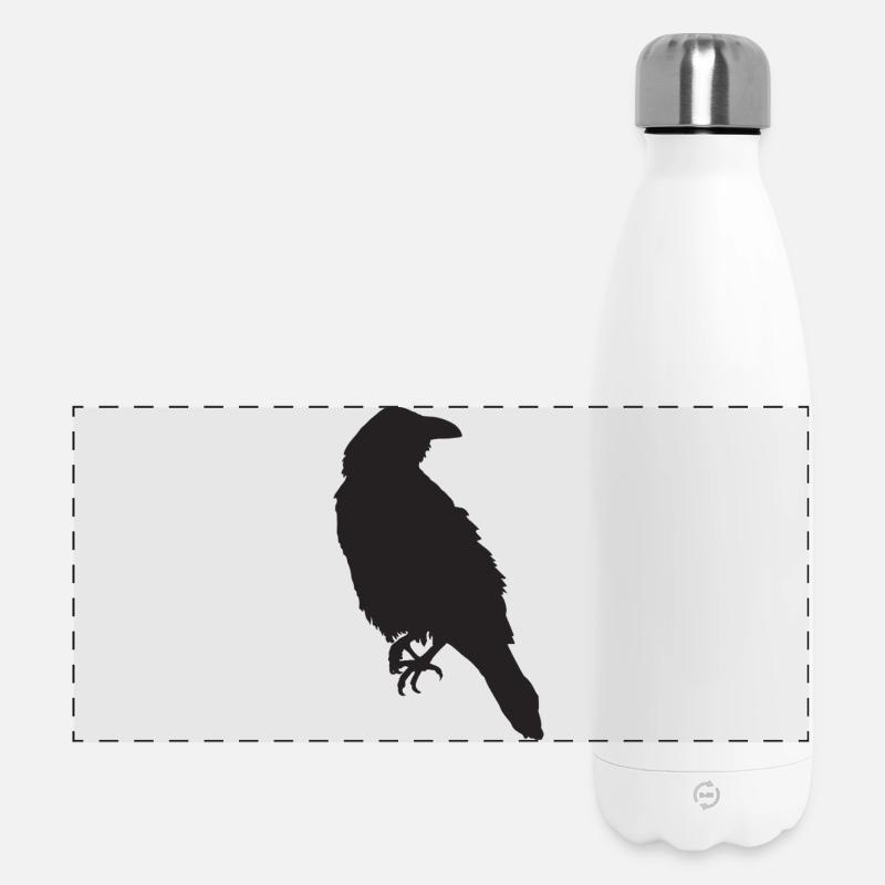 Crow III - Panoramic Thermal Bottle 500 ml - white
