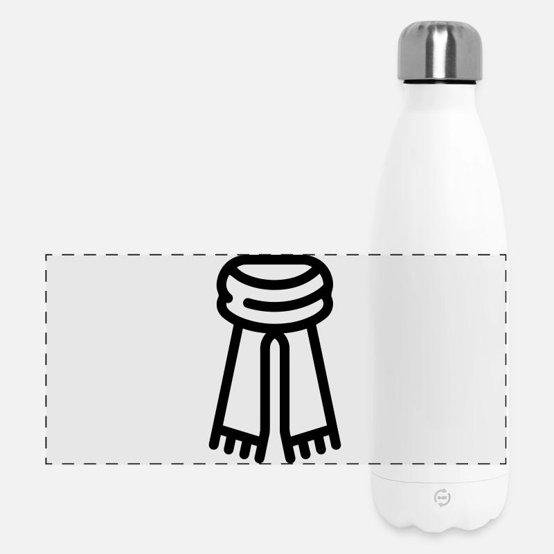 scarf - Panoramic Thermal Bottle 500 ml - white