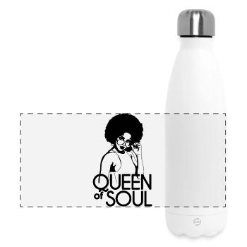 Königin der Seele - Panorama Isolierflasche 500 ml - Weiß - Vorne