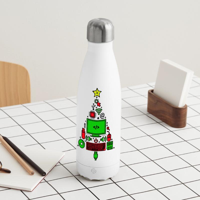 Code Computer Code Debug Skripting Programmierer Panorama Isolierflasche 500 ml